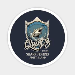 Quint's Shark Fishing 1975 Magnet